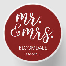 Chic Mr. Burgundy Wedding