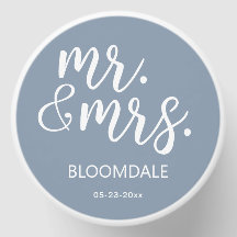 Chic Mr. Dusty Blue Wedding