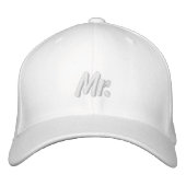 Chic Mr. errush Pink niedlich Bestickte Baseballkappe (Vorderseite)