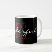 CHIC MUG_ " FRAU WONDERFUL " TASSE (VorderseiteRechts)