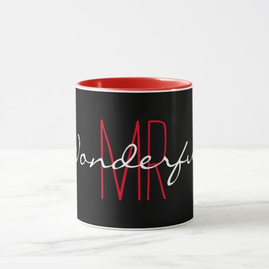 CHIC MUG_ " HERR WONDERFUL " TASSE (Zentrum)