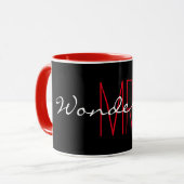 CHIC MUG_ " HERR WONDERFUL " TASSE (Vorderseite Links)