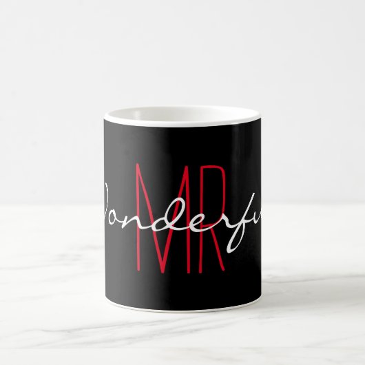 CHIC MUG_ " HERR WONDERFUL " TASSE (Mittel)