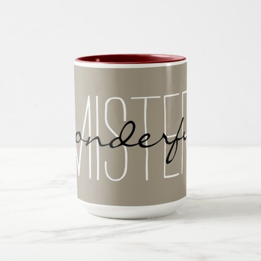 CHIC MUG_ " HERR WONDERFUL " TASSE (Zentrum)