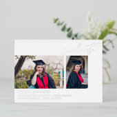 Chic Multi 2 Foto Abschluss Ankündigung (Stehend vorne)