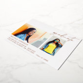 Chic Multi 5 Foto Abschluss Ankündigung (Gedreht)