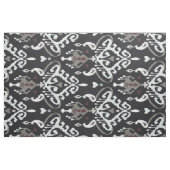 Chic mutiges neutrales Schwarz-weißes ikat Stoff (Fat Quarter (45,7 x 55,9 cm))