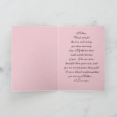 CHIC MUTTER'S DAY CARD_ NEUE DAWN ROSE KARTE (Innenseite)