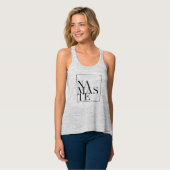 Chic Namaste Square Yoga Tank Top (Vorderseite Vollansicht)