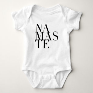 Chic Namaste Yoga Inspiriert Bodysuit Baby Strampler