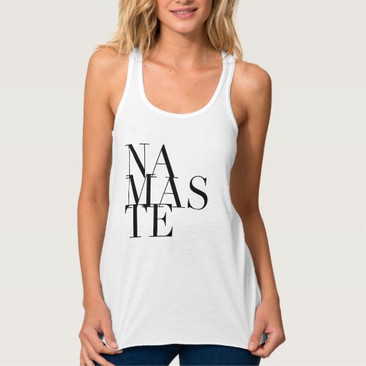 Chic Namaste Yoga Muscle Tank (Vorderseite)