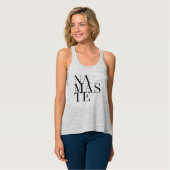 Chic Namaste Yoga Muscle Tank Top (Vorderseite Vollansicht)