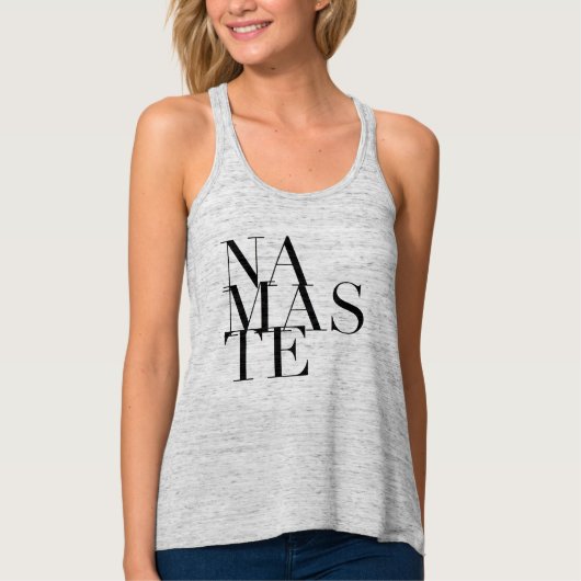 Chic Namaste Yoga Muscle Tank Top (Vorderseite)