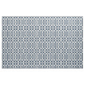 Chic Navy Blue und White Trellis Lattice Muster Stoff (Fat Quarter (45,7 x 55,9 cm))