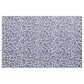 Chic navy-blue-white cheetah print pattern stoff (Fat Quarter (45,7 x 55,9 cm))