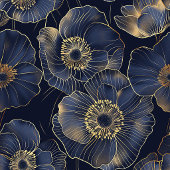 Chic Navy Gold Handtücher Elegantes Benutzerdefini