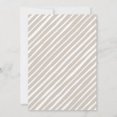 Chic Neutral Holiday Favorite Things Party Einladung (Rückseite)