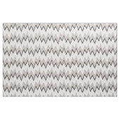 Chic neutrales Beige-Ikat-Zickzack Muster Stoff (Yard (91,4 cm))