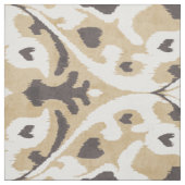 Chic neutrales Beige- und Braun-Kat-Stammmuster Stoff (Muster)