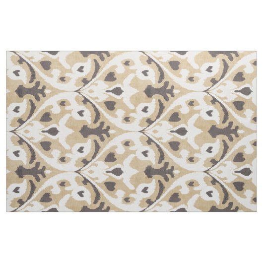 Chic neutrales Beige- und Braun-Kat-Stammmuster Stoff (Fat Quarter (45,7 x 55,9 cm))