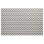 Chic neutrales grau-beige geometrisches Zickzack M Stoff (Yard (91,4 cm))