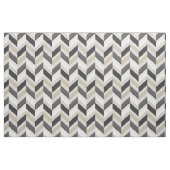 Chic neutrales grau-beige geometrisches Zickzack M Stoff (Fat Quarter (45,7 x 55,9 cm))