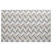 Chic neutrales, grau-beige-geometrisches Zickzag-M Stoff (Fat Quarter (45,7 x 55,9 cm))