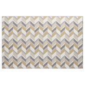 Chic neutrales grau-geometrisches Zickzag-Muster Stoff (Fat Quarter (45,7 x 55,9 cm))