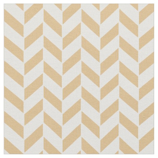 Chic neutrales, weißes Zickzack-Muster Stoff (Nahaufnahme)