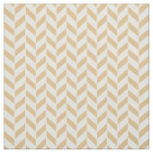 Chic neutrales, weißes Zickzack-Muster Stoff (Muster)