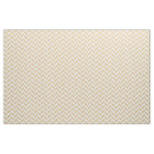 Chic neutrales, weißes Zickzack-Muster Stoff (Fat Quarter (45,7 x 55,9 cm))