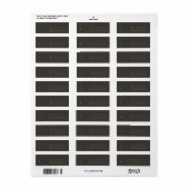 Chic Neutrals Minimalistisch Names Charcoal ID1020 (Vorne)