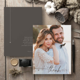 Chic Neutrals Wedding Danke Charcoal ID1020