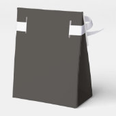 Chic Neutrals Wedding Danke Charcoal ID1020 Geschenkschachtel (Rückseite)