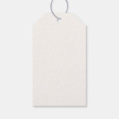 Chic Neutrals Wedding Initials Charcoal ID1020 Geschenkanhänger (Rückseite)