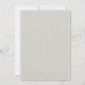 Chic Neutrals Wedding Probe Pastel Gray ID1020 Einladung (Rückseite)