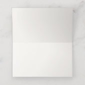 Chic Neutrals Wedding Table Charcoal ID1020 Platzkarte (Innenseite Aufgefaltet)