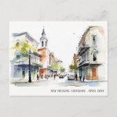 Chic New Orleans Louisiana Postkarte (Vorderseite)
