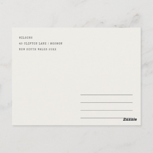 Chic New Orleans Louisiana Postkarte (Rückseite)