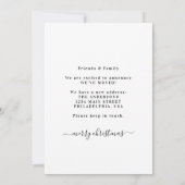 Chic New ZUHAUSE for Holidays Wreath Foto Moving Ankündigung (Rückseite)