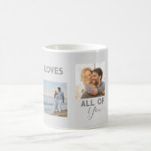 Chic Newly Weds Couple Boyfriend Girlfriend Foto Kaffeetasse (Mittel)