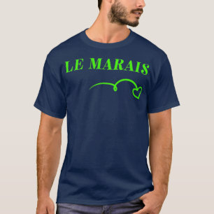 Chic Niedlich Le Marais Heart Paris Frankreich T-Shirt