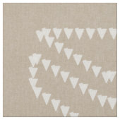 Chic Niedlich Linen Look Arrows Pattern Stoff (Nahaufnahme)