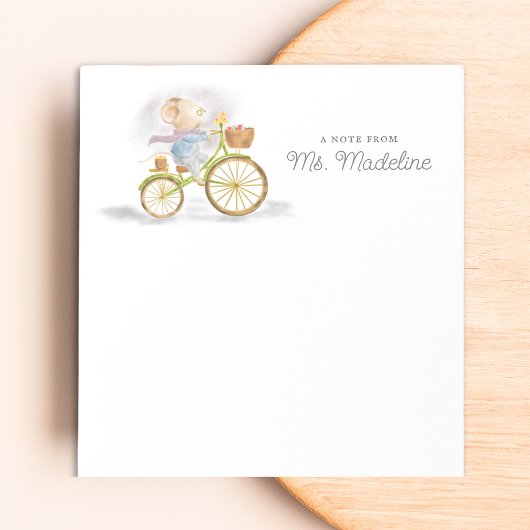 Chic Niedlich Mouse Note From Personalisiert Stati Notizblock