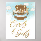 Chic Noahs Ark Boy Cards und Geschenke Tabletop-Ze Poster (Vorne)