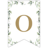 Chic Noahs Ark Greenery Taufe Christening Wimpelkette (Zweite Fahne)