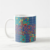 Chic Nostalgic Imitate Patchwork Kaffeemaschine Ta Kaffeetasse (Links)