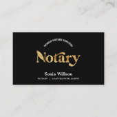 Chic Notary Public Loan Signing Foto QR Code Visitenkarte (Vorderseite)