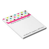 Chic Notepad von der Frisky Kitten Notizblock (angewinkelt)