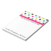 Chic Notepad von der Frisky Kitten Notizblock (Rotiert)